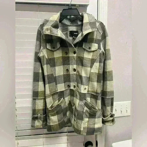 Hurley Jackets & Blazers - Hurley Winchester Hooded Knit Jacket Women’s Small